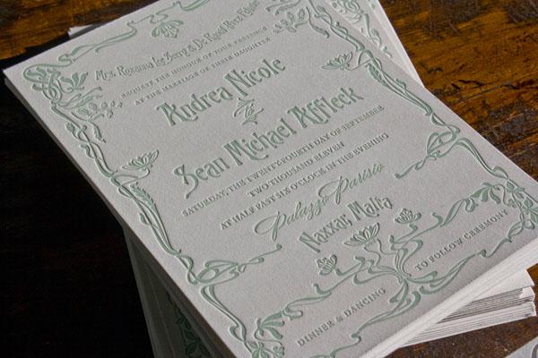 Wedding stationary