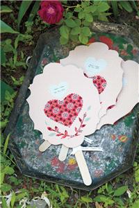 fan, escort cards