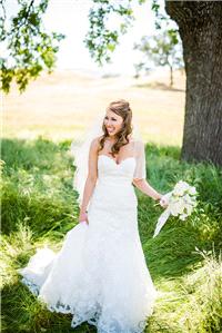 wedding dress, sweetheart neckline, lace