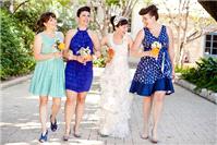 Attire. 50s style bridesmaids