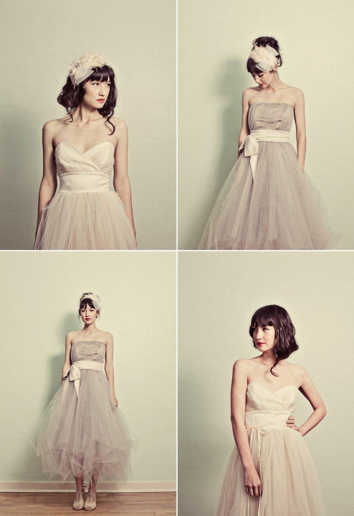 Dresses with Drama, wedding dress, tulle, strapless, sash