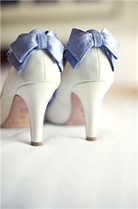 Miscellaneous. something blue, ribbon, shoe