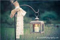 Decor & Event Styling. Outdoor candles look great against an autumnal backdrop.