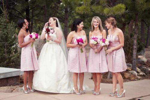 Pink Bridesmaid Dresses