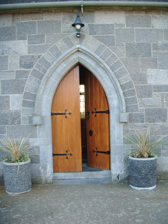 K-Club Churches, Doorway into Ladychapel church.