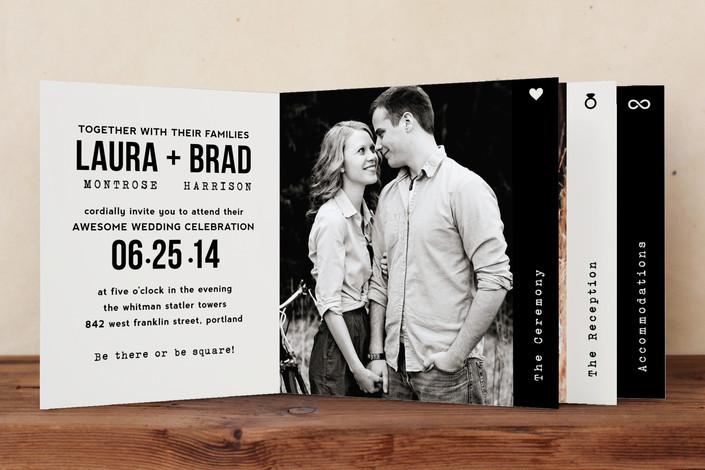 Minibook invitations