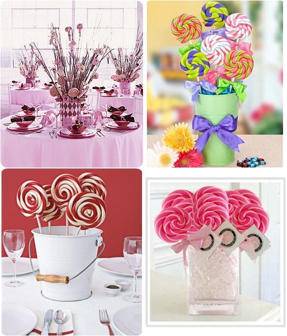 Centerpieces and favours