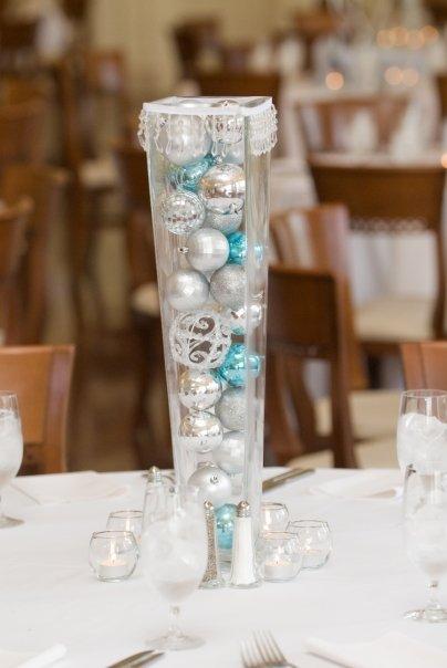 Christmas Wedding favors and table ideas