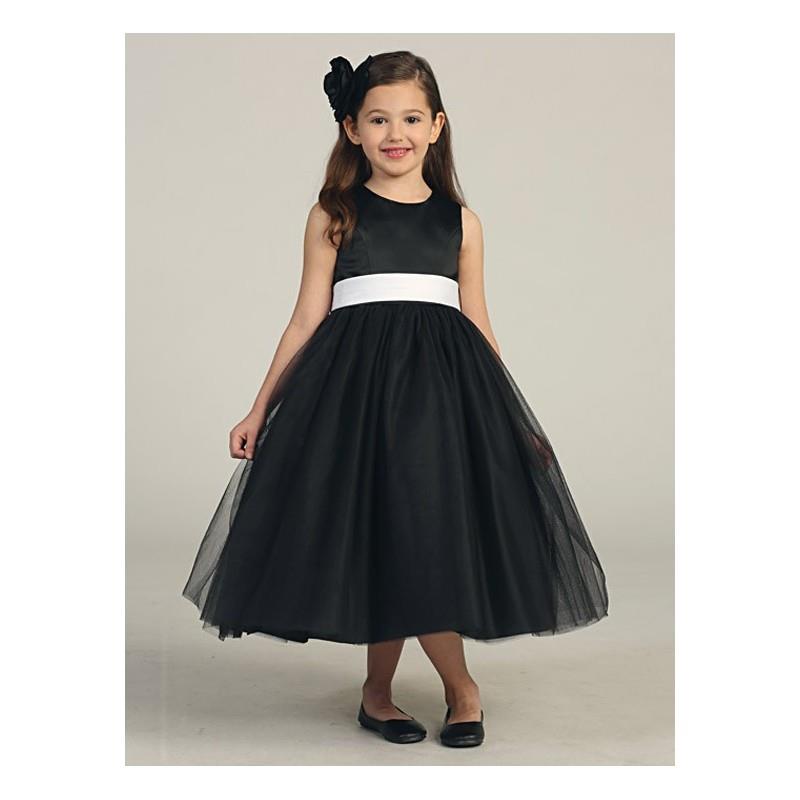 My Stuff, https://www.paraprinting.com/black/3044-black-satin-tulle-dress-w-removable-sash-style-d27