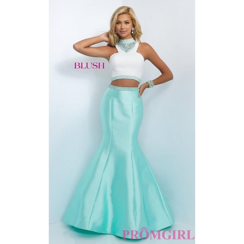 My Stuff, https://www.petsolemn.com/blush/433-high-neck-two-piece-prom-dress-by-blush.html