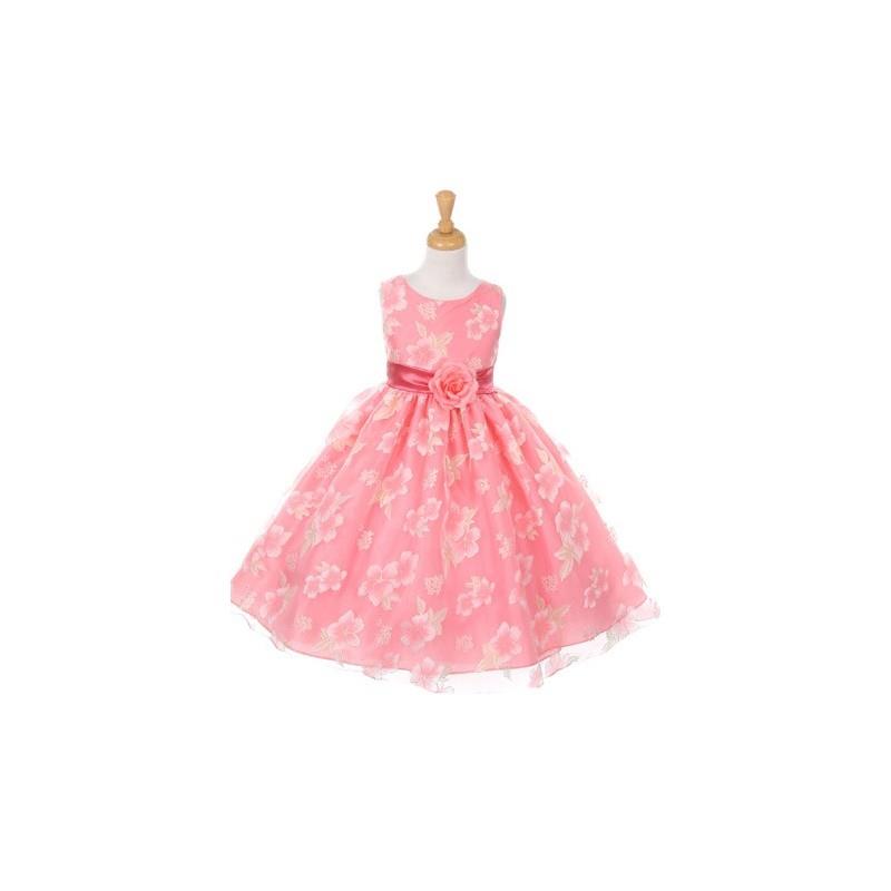 My Stuff, https://www.paraprinting.com/orange-coral/3685-coral-floral-organza-dress-w-sash-style-d63