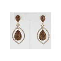 Helens Heart Earrings JE-TZ5123-G-Topaz Helen's Heart Earrings - Rich Your Wedding Day