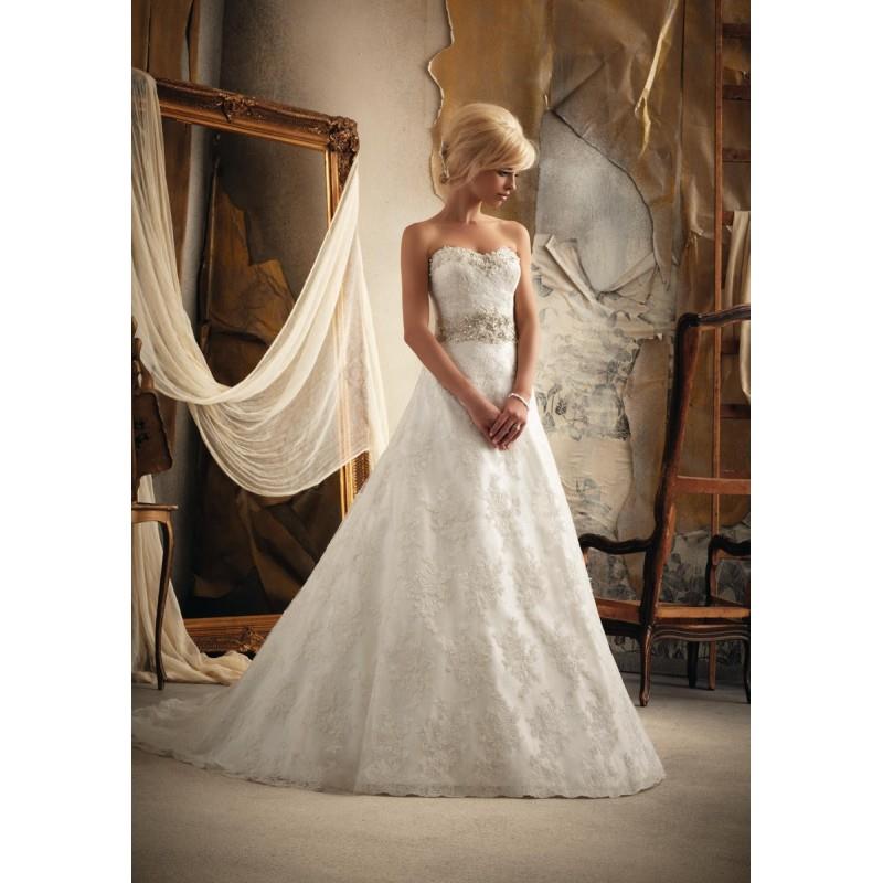 My Stuff, White/Silver Mori Lee Bridal 1913 - Brand Wedding Store Online