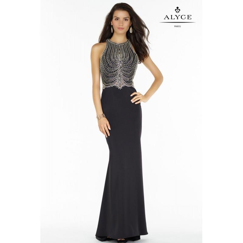 My Stuff, Black Alyce Prom 6693-17 Alyce Paris Prom - Rich Your Wedding Day