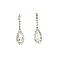 Helens Heart Earrings JE-X002828-S-Clear Helen's Heart Earrings - Rich Your Wedding Day