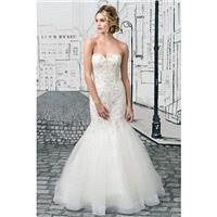 Style 8896 by Justin Alexander - Chapel Length Mermaid Sleeveless Tulle Floor length Sweetheart Dres