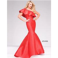 Jovani 48400 Prom Dress - Trumpet Skirt One Shoulder Long Jovani Prom Dress - 2017 New Wedding Dress