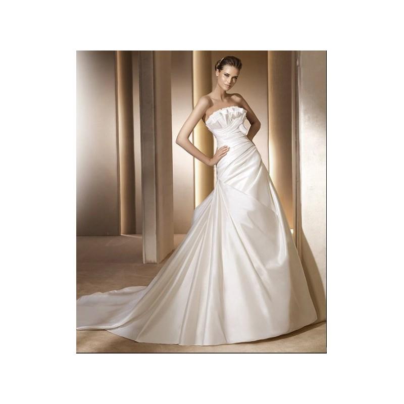 My Stuff, Neoteric Strapless Empire Wasit Satin Chapel Train Bridal Dress In Canada Wedding Dress Pr