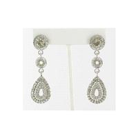 Helens Heart Earrings JE-X007395-S-Clear Helen's Heart Earrings - Rich Your Wedding Day