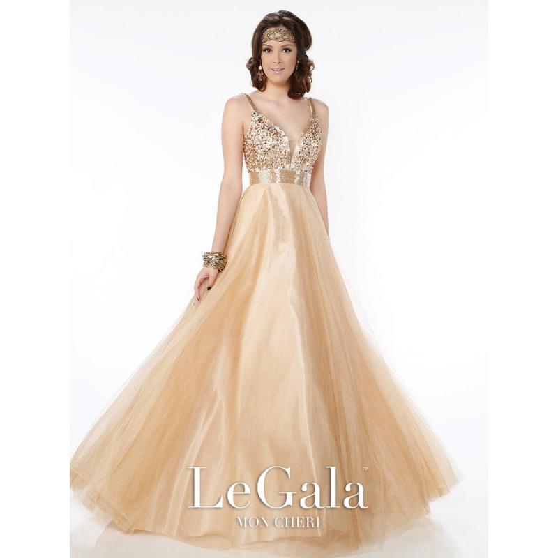 My Stuff, Champagne Tony Bowl Le Gala Gowns Long Island Le Gala by Mon Cheri 116558 Le Gala Prom by