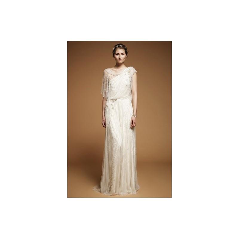 My Stuff, Jenny Packham FW12 Elm - Jenny Packham Full Length Fall 2012 High-Neck Ivory Sheath - Nonm