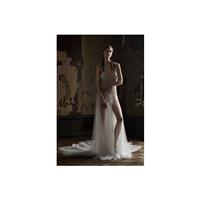 Vera Wang Spring 2016 Dress 7 - V-Neck Ivory Vera Wang Full Length Sheath Spring 2016 - Nonmiss One