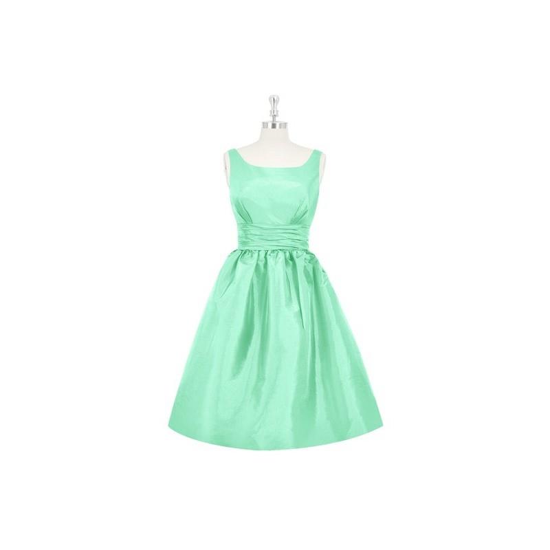 My Stuff, Turquoise Azazie Kira - Taffeta Scoop Scoop Knee Length Dress - Cheap Gorgeous Bridesmaids