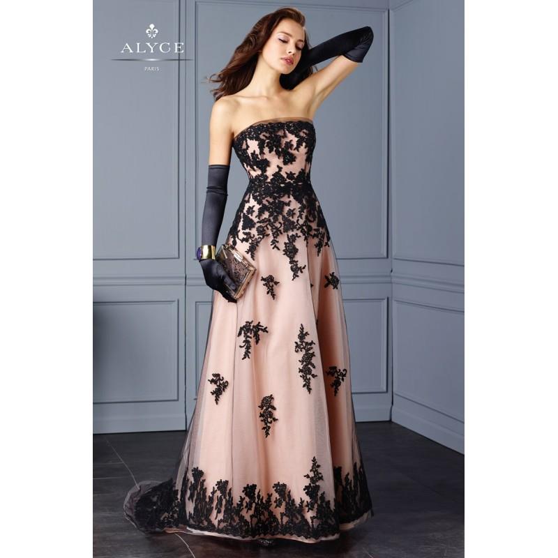 My Stuff, Black/Blush Alyce Black Label 5699 Alyce Paris Black Label - Rich Your Wedding Day