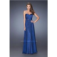 La Femme 19833 Marine Blue,Purple Dress - The Unique Prom Store