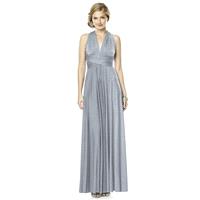 The Dessy Group Shimmer Jersey Full Length Twist Dress -  Designer Wedding Dresses|Compelling Evenin