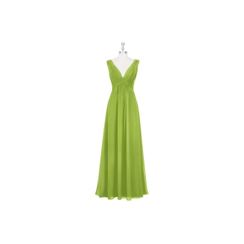 My Stuff, Clover Azazie Hillary - Chiffon Floor Length V Back V Neck Dress - Charming Bridesmaids St