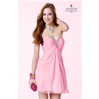 Blue Radiance Alyce Paris 3668 - Short Chiffon Dress - Customize Your Prom Dress