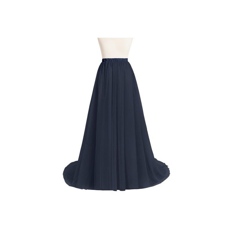 My Stuff, Dark_navy Azazie Margot - Floor Length Tulle And Charmeuse Dress - Cheap Gorgeous Bridesma