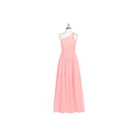 Flamingo Azazie Vanessa - One Shoulder Chiffon Back Zip Floor Length - Cheap Gorgeous Bridesmaids St