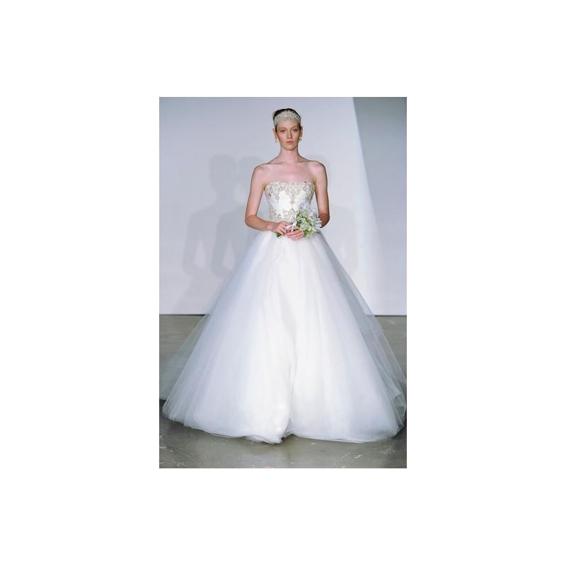 My Stuff, Marchesa FW13 Dress 12 - Marchesa Strapless Ball Gown Full Length Fall 2013 White - Rolier