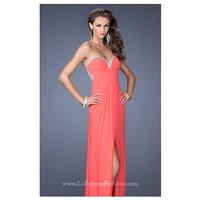 Net Jersey Gown by La Femme 19703 - Bonny Evening Dresses Online