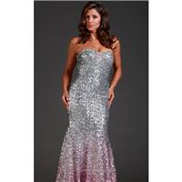 Strapless Sequined Gown Dress by Jolene 13228 - Bonny Evening Dresses Online