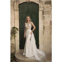 Dany Mizrachi Spring/Summer 2018 DM09/18 S/S Detachable Champagne Elegant Illusion Sheath Embroidery