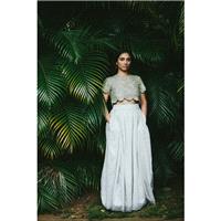 Split Floor-Length Aline Bateau Short Sleeves Satin Beading Spring Covered Button Garden Dress For B