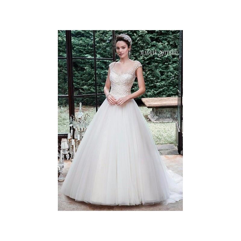 My Stuff, Vestido de novia de Maggie Sottero Modelo Maloree - 2016 Princesa Tirantes Vestido - Tiend