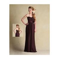 Stunning chiffon Sheath Sweetheart Long Bridesmaid Dress - overpinks.com