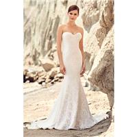 Mikaella Spring/Summer 2017 2117 Ivory Sweet Chapel Train Sleeveless Sheath Sweetheart Split Front L