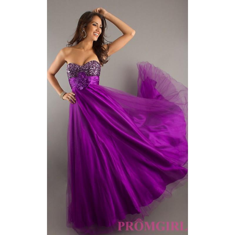 My Stuff, Full Length Strapless Formal Gown - Brand Prom Dresses|Beaded Evening Dresses|Unique Dress