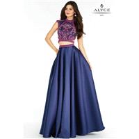 Blue Alyce Prom 6780-17 Alyce Paris Prom - Rich Your Wedding Day