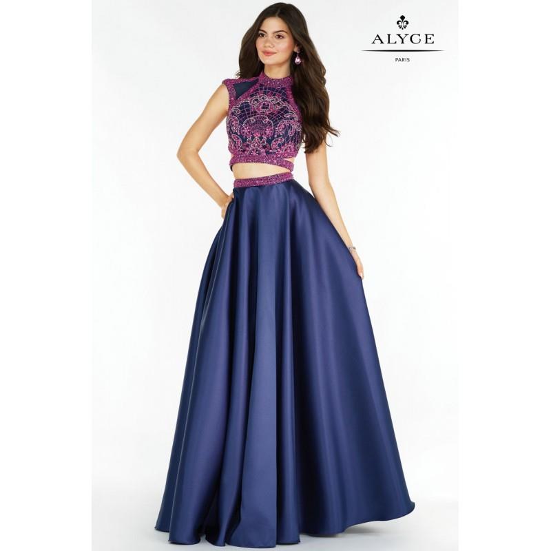 My Stuff, Blue Alyce Prom 6780-17 Alyce Paris Prom - Rich Your Wedding Day