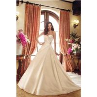 Style Y11721 by Sophia Tolli - Ivory  White Satin Detachable Straps Floor Sweetheart  Strapless Wedd