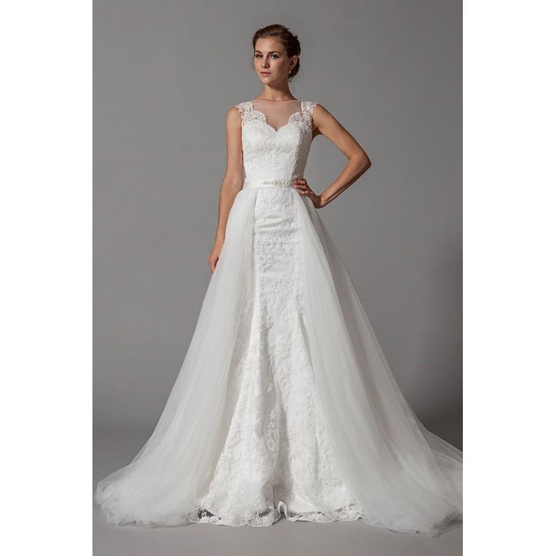 My Stuff, Chic Nostalgia All over Lace Dress with Detachable Skirt - Wedding Dresses 2018,Cheap Brid