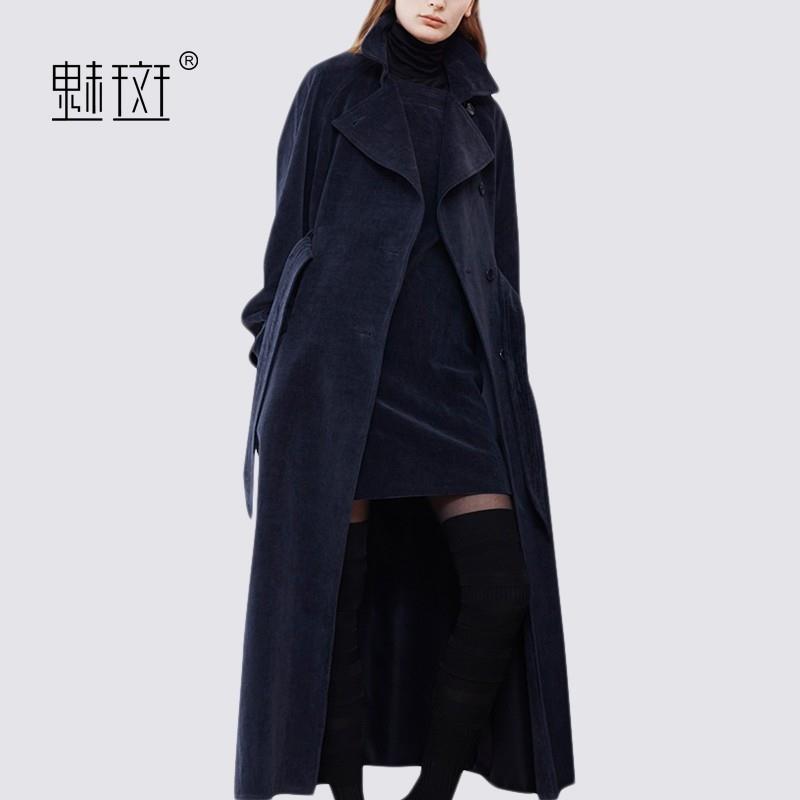 My Stuff, Oversized Simple Attractive Slimming Over Knee Tie Coat - Bonny YZOZO Boutique Store