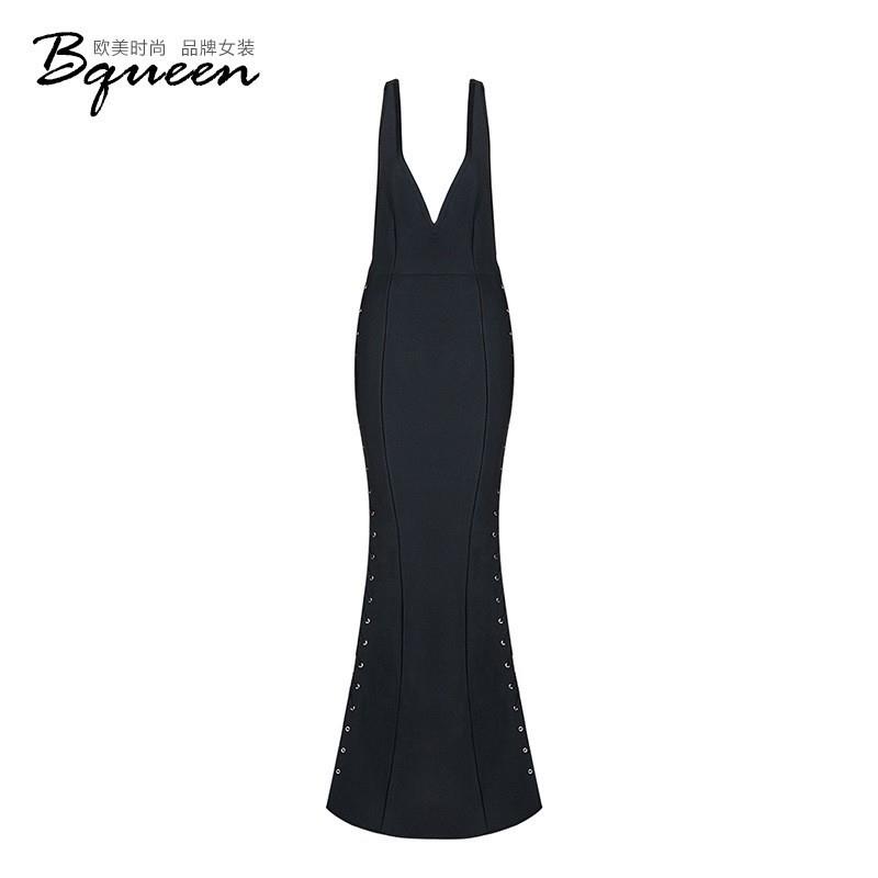 My Stuff, 2017 spring Women's new Strapless temperament dress solid color slim fit long dress - Bonn