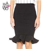 Vogue Slimming Sheath Mermaid Frilled Skirt - Bonny YZOZO Boutique Store